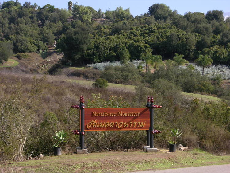 new sign at the entrance