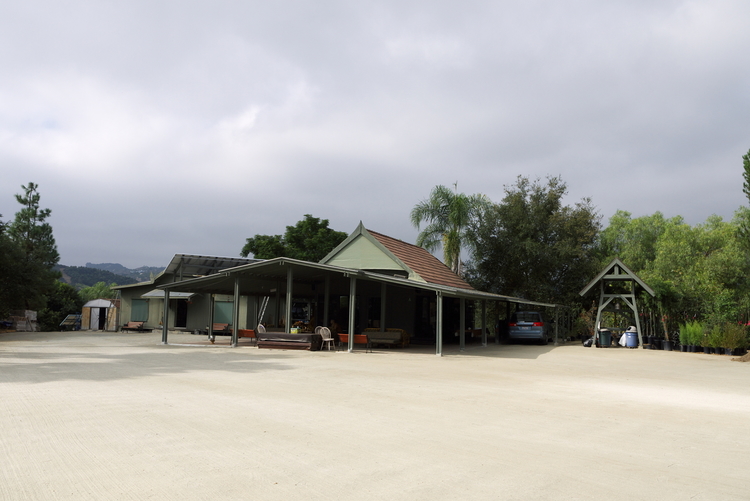 photo of the sala/meditation hall