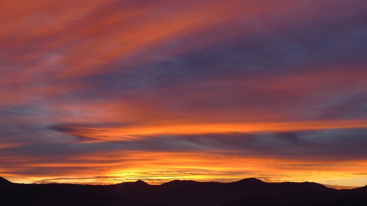 sunrise over Pauma Valley