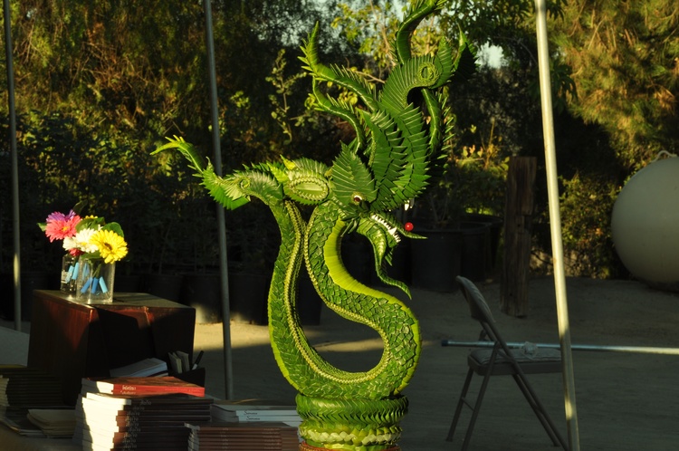 A photo of the naga from the 2013 Kathina celebration