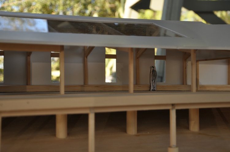 model of the dining hall project