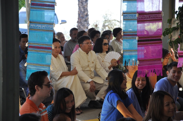 congregation at the kathina ceremony
