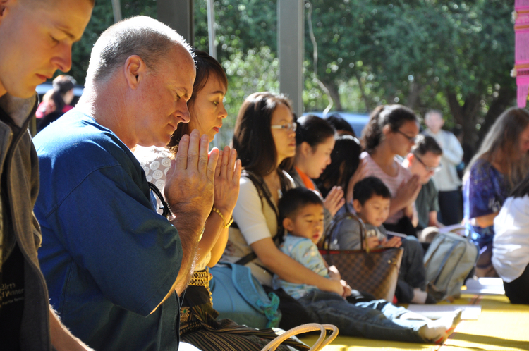 listening to Dhamma talk