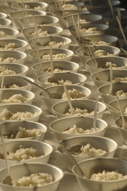 rice for alms round