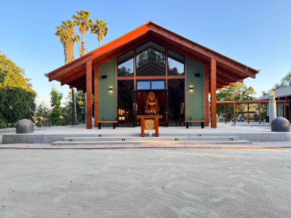 Front entrance of ordination hall