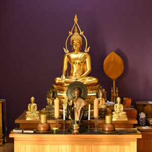 Altar inside the dining hall
